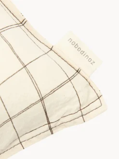 Cojín infantil de lino bordado L1N0