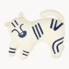 Cojín infantil de lino bordado Tiger