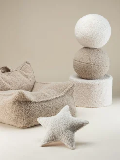 Cojín peluche de borreguillo Star