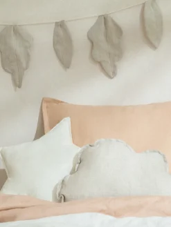 Cojín peluche de lino Cloud