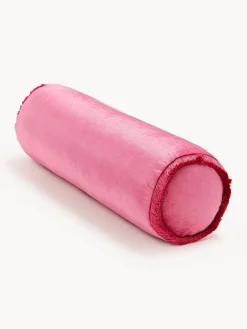 Cojín rulo co flecos Nikita