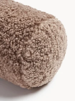 Cojín rulo de borreguillo Dotty