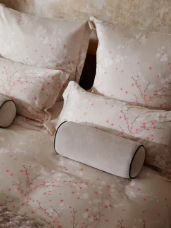 Cojín rulo de terciopelo Monet