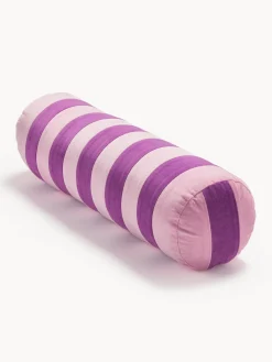 Cojín rulo de terciopelo patchwork Remus