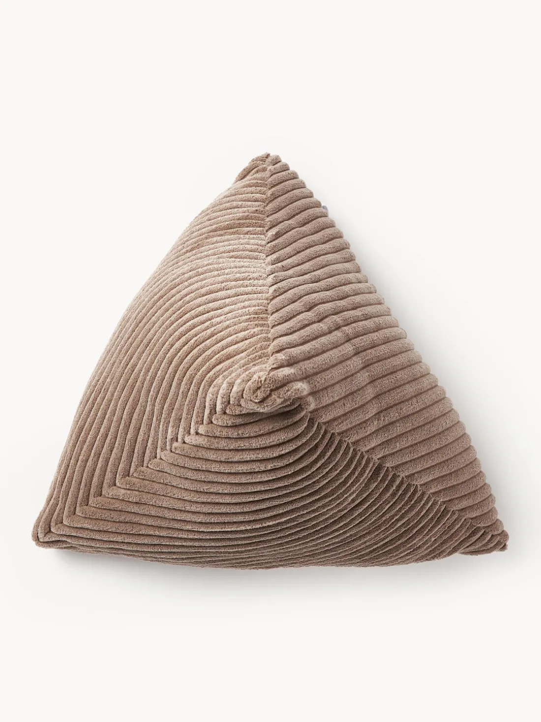 Cojín triangular de pana Kylen