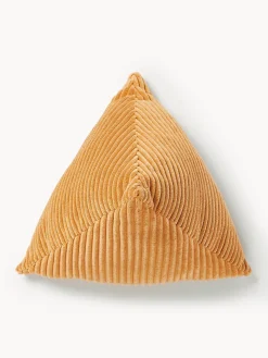 Cojín triangular de pana Kylen