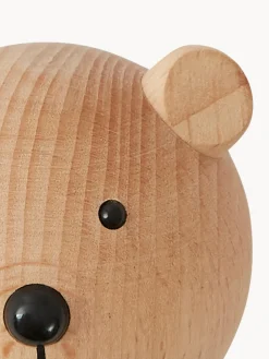 Colgador de pared de madera de haya Bear