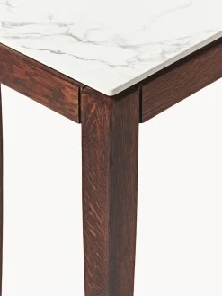 Consola con tablero en efecto mármol Jackson