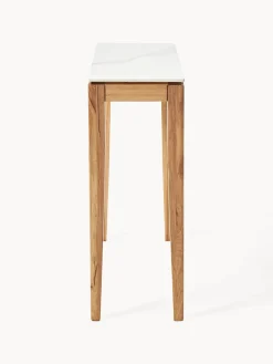 Consola con tablero en efecto mármol Jackson