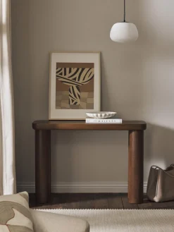 Consola de madera de roble Kalia