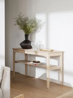 Consola de madera de roble Markham