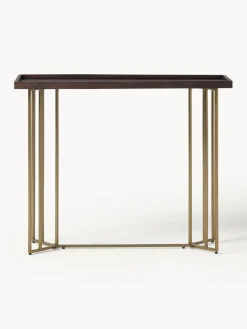 Consola de recibidor de madera de mango Luca