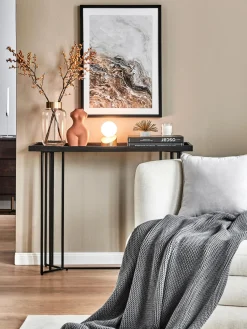 Consola de recibidor de madera de mango Luca