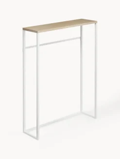 Consola estrecha de metal con ganchos Tower