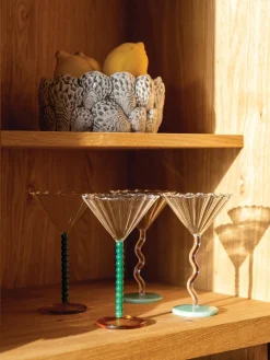 Copas de cóctel de vidrio de borosilicato Perle, 2 uds.