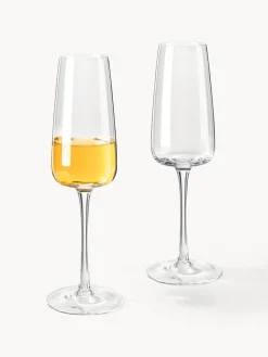 Copas de champán sopladas Ellery, 4 uds.