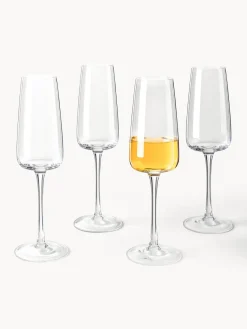 Copas de champán sopladas Ellery, 4 uds.