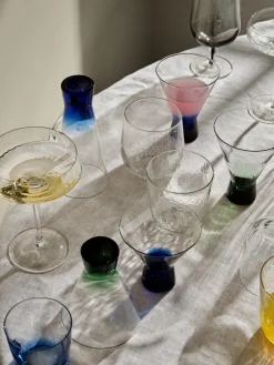 Copas de champán sopladas Limfjord, 4 uds.