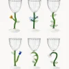 Copas de vino artesanales Botanica, 6 uds.