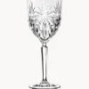 Copas de vino blanco de cristal con relieve Oasis, 6 uds.