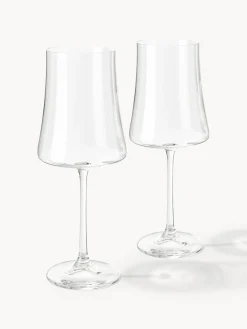Copas de vino blanco de cristal Gwenda, 6 uds.