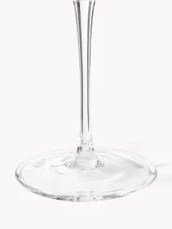 Copas de vino blanco de vidrio soplado Ellery, 4 uds.