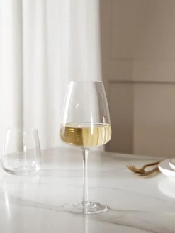 Copas de vino blanco sopladas Ellery, 4 uds.