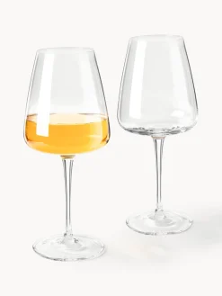 Copas de vino blanco sopladas Ellery, 4 uds.