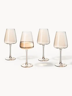 Copas de vino blanco sopladas Ellery, 4 uds.