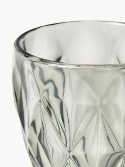 Copas de vino con patrón texturizado Colorado, 4 uds.