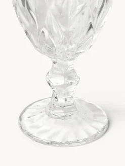 Copas de vino con patrón texturizado Colorado, 4 uds.