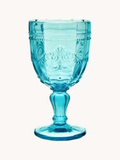 Copas de vino con relieves Syrah, 6 uds.