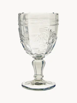 Copas de vino con relieves Syrah, 6 uds.