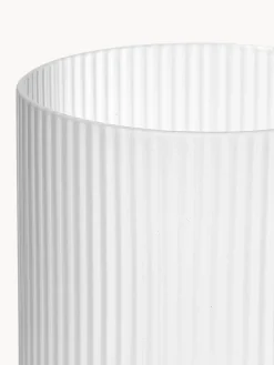 Copas de vino sopladas con relieves Ripple, 2 uds.