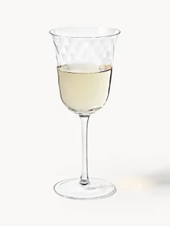 Copas de vino sopladas Swirl, 4 uds.
