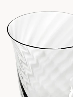 Copas de vino sopladas Swirl, 4 uds.