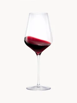 Copas de vino tinto de cristal Quatrophil, 6 uds.
