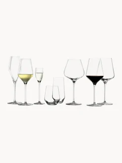 Copas de vino tinto de cristal Quatrophil, 6 uds.