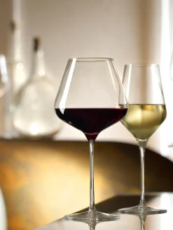 Copas de vino tinto de cristal Quatrophil, 6 uds.