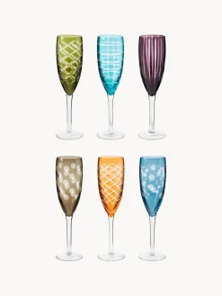 Copas flauta de champán Cuttings, 6 uds.