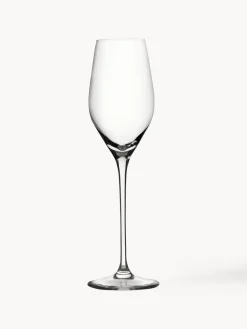Copas flauta de champán de cristal Exquisit, 6 uds.