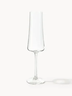 Copas flauta de champán de cristal Gwenda, 6 uds.