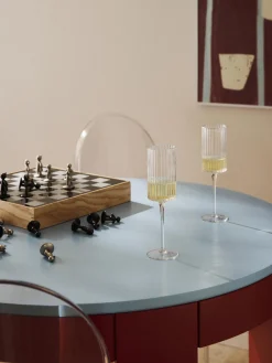 Copas flauta sopladas Aleo, 4 uds.