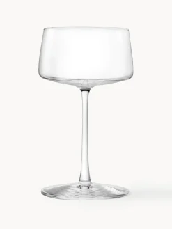 Copas pompadour de champán de cristal Power, 6 uds.