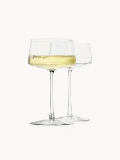 Copas pompadour de champán de cristal Power, 6 uds.