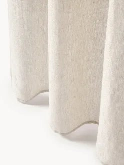 Cortina semitransparente con dobladillo Harmony, 2 uds.