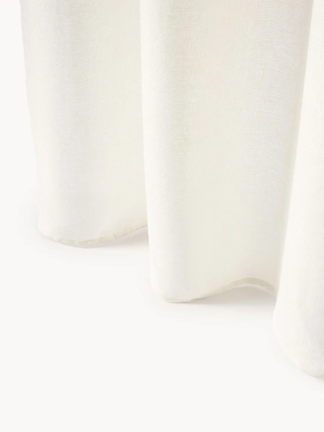 Cortina semitransparente con dobladillo Harmony, 2 uds.