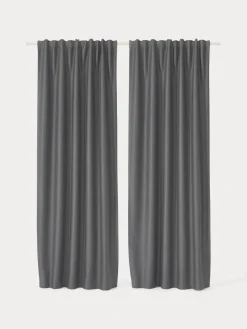 Cortinas opacas con multibanda Asher, 2 uds.