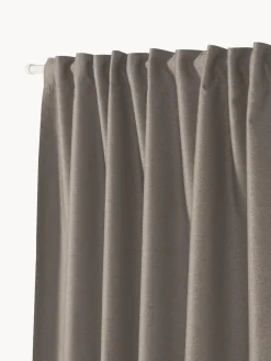 Cortinas opacas con multibanda Asher, 2 uds.