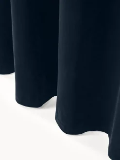 Cortinas oscurecedoras de terciopelo con ojales Rush, 2 uds.